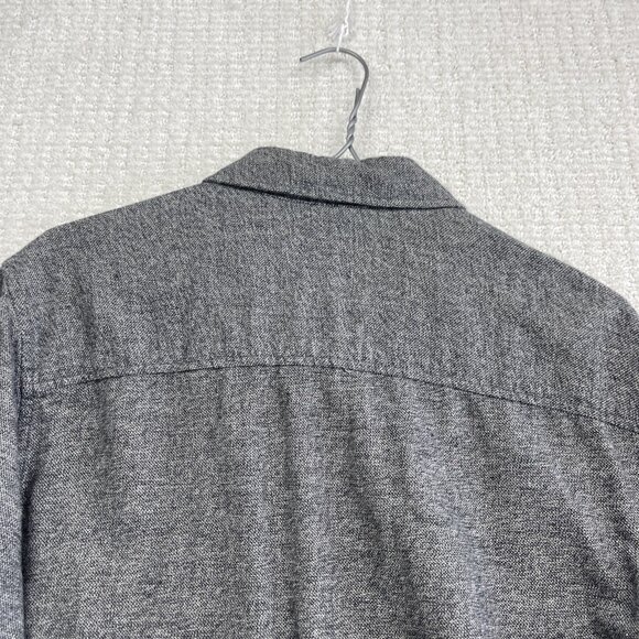 Topman Men's Sz M Heather Charcoal Grey Button-Up Dress Shirt Lumberjack - Picture 12 of 12